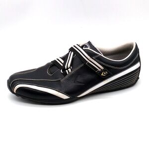 Callaway Shoes Womens Cruiser Black 9 Golf Sneaker Leather Hook Loop W466-21